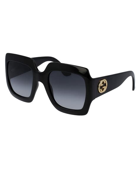 gucci square women's sunglasses|gucci oversized sunglasses for women.